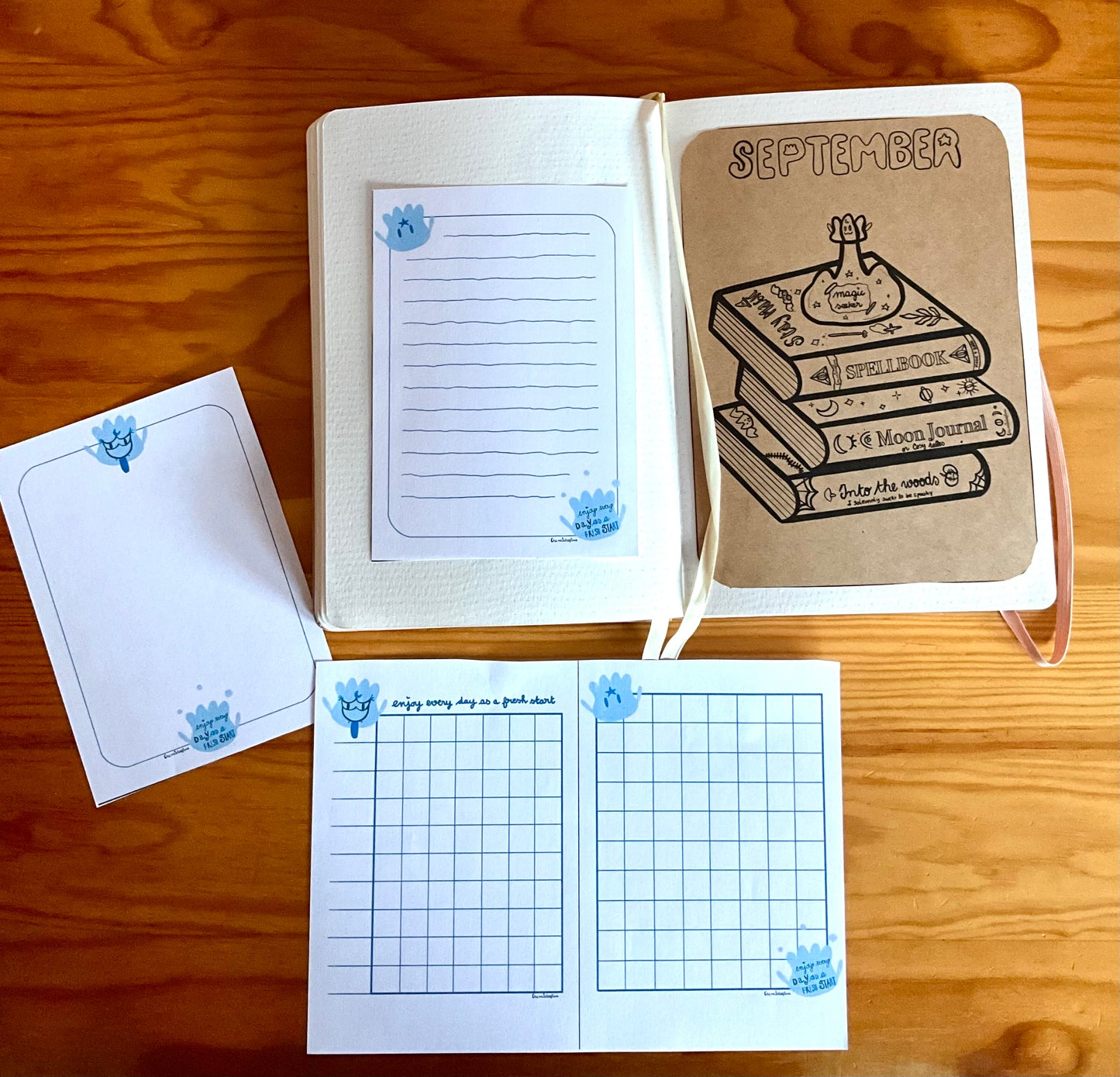 Set papier pour journaling et notes - téléchargement
