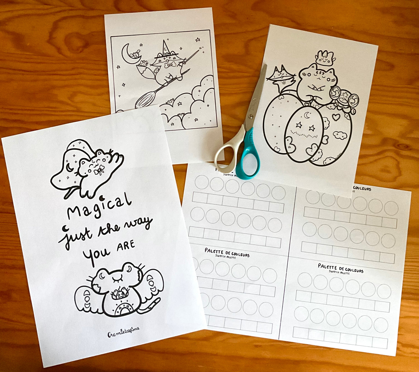 Magic Autumn - Bundle set 10 pages à colorier