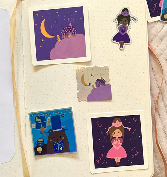 Lot de 5 stickers - Vide-atelier