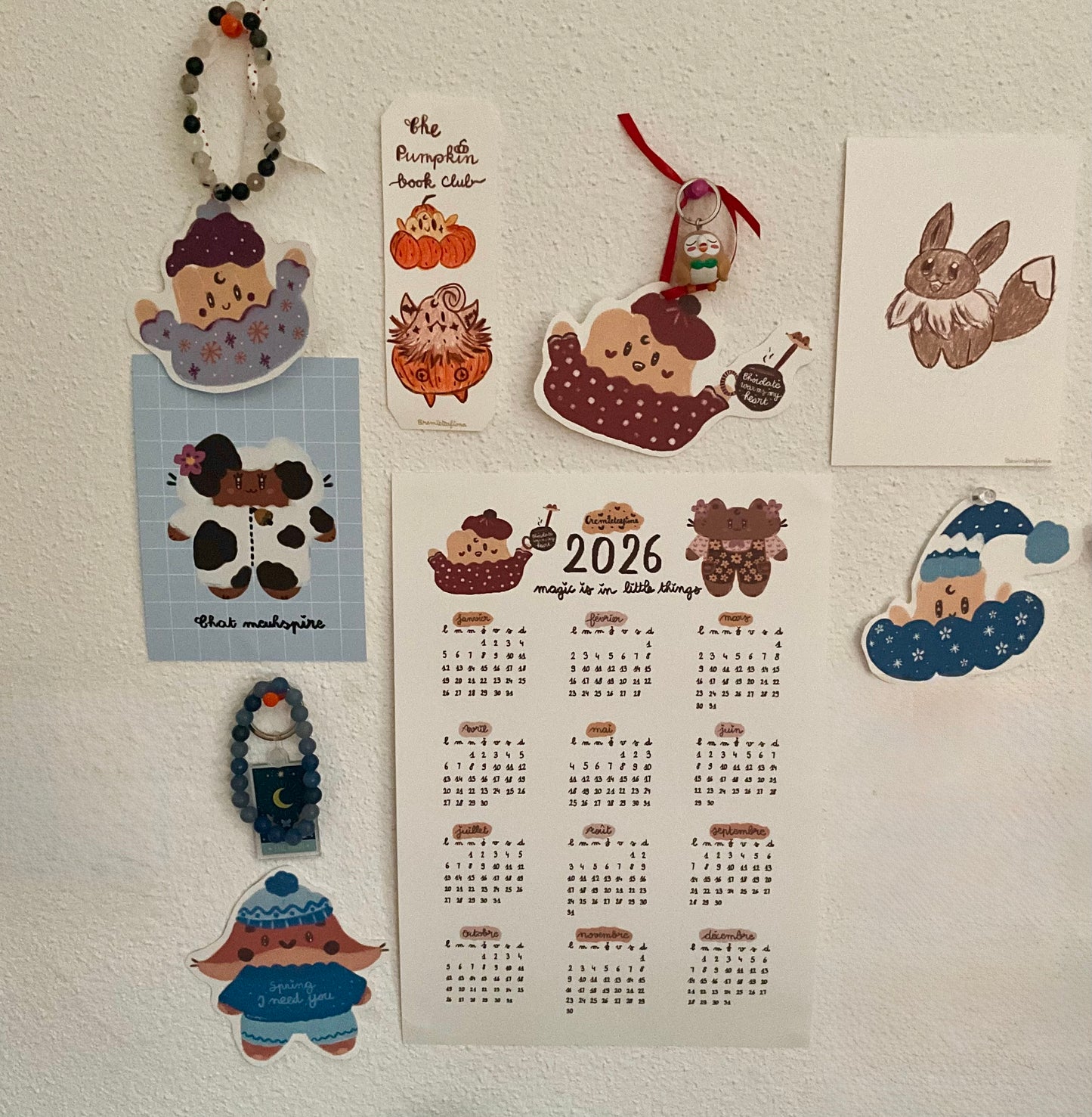 Cosy paper set - décorations à imprimer