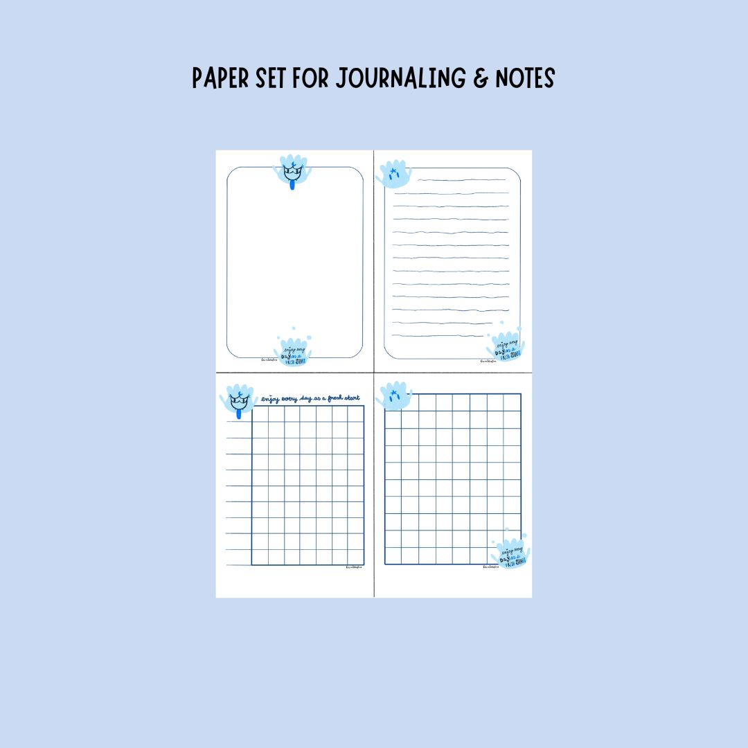Set papier pour journaling et notes - téléchargement